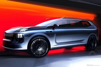 2025款昊铂HL试装车 官图