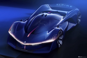  2023 Alpine Alpenglow Concept official image
